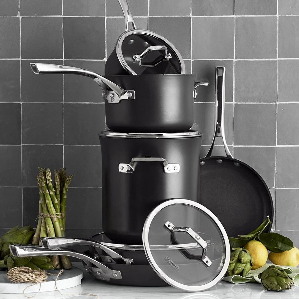 Calphalon Elite Nonstick Frying Pan Set, 25cm and 30cm Williams Sonoma AU